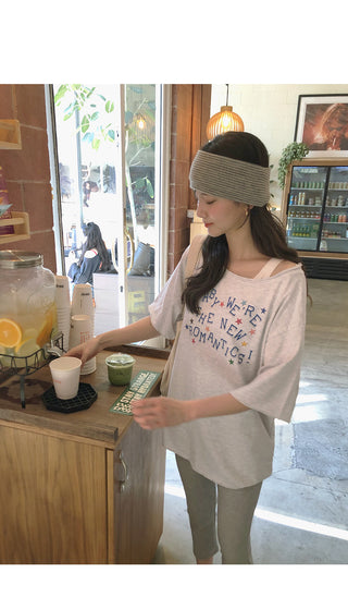 (3 colors) Oversized T-shirt
