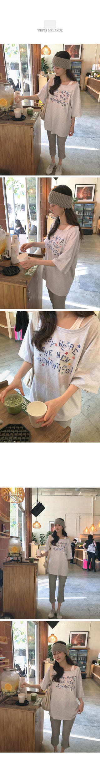 (3 colors) Oversized T-shirt