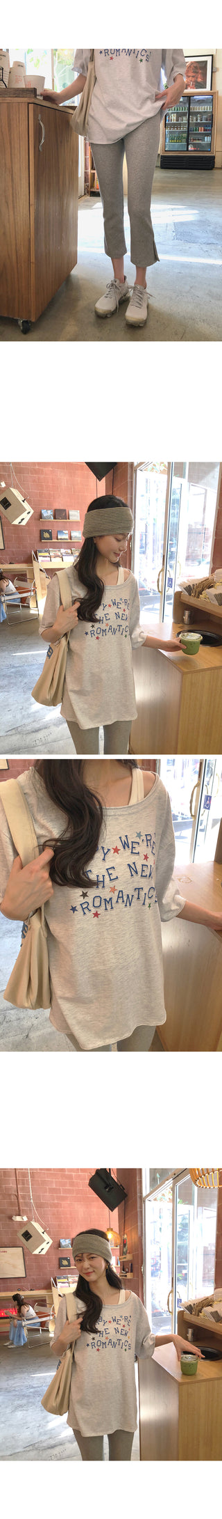 (3 colors) Oversized T-shirt