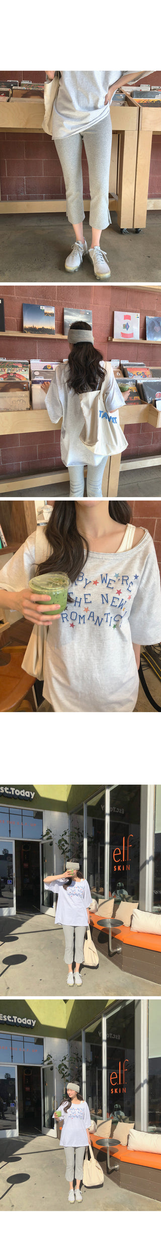 (3 colors) Oversized T-shirt