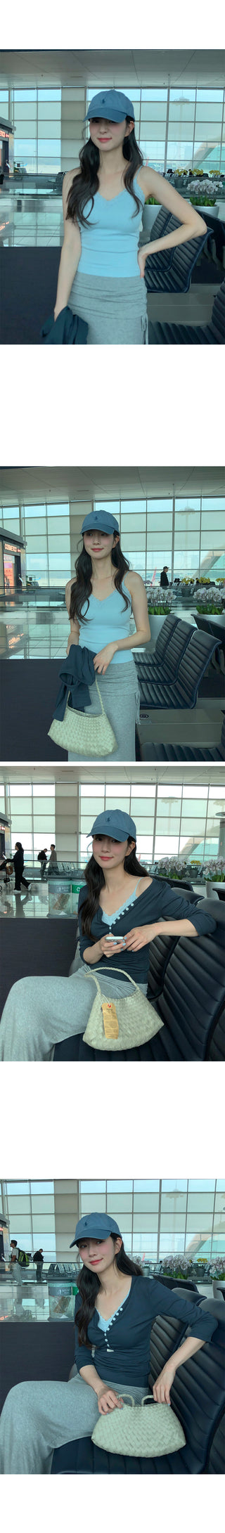 (4 colors) [Built-in cap] Lace sleeveless top