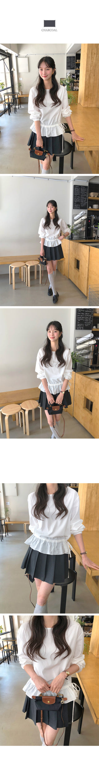 Pleated skirt