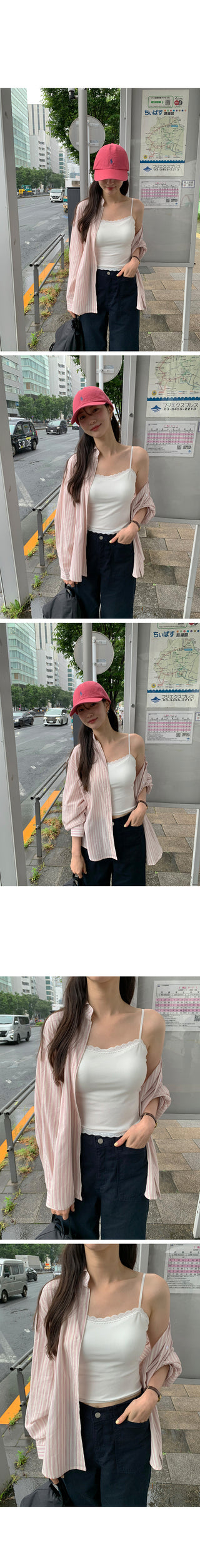 [4 colors] Square neck puff sleeve blouse
