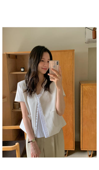 Lovely tie blouse