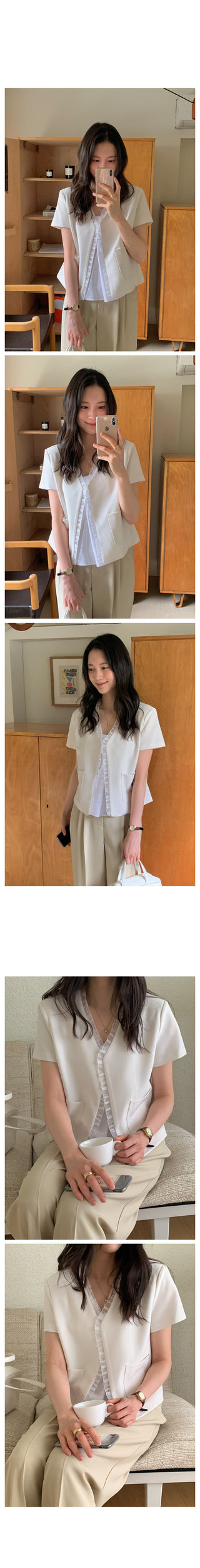 Lovely tie blouse