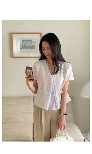 Lovely tie blouse