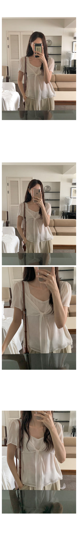 Lovely tie blouse