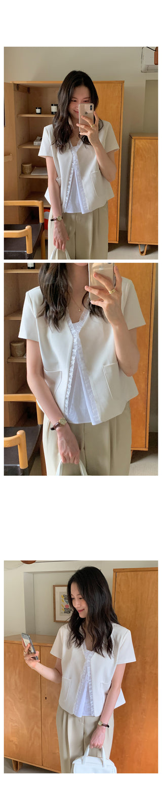 Lovely tie blouse