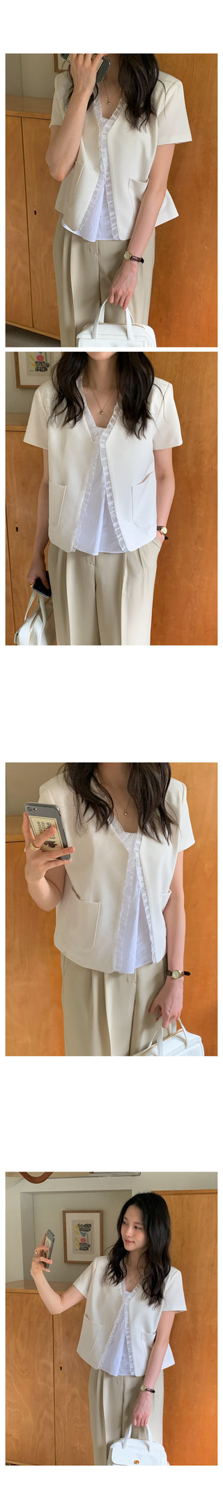 Lovely tie blouse