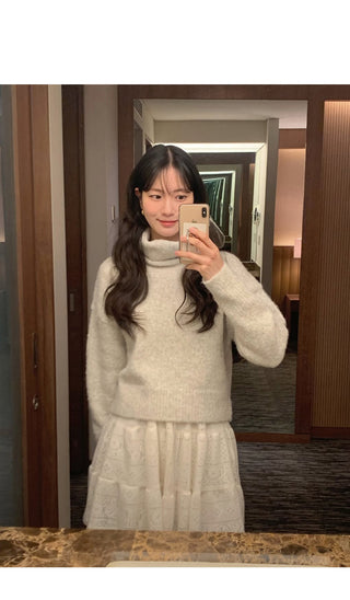 (3 colors) Wool Turtleneck Knit