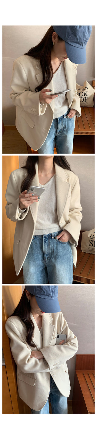 Washed wide denim pants
