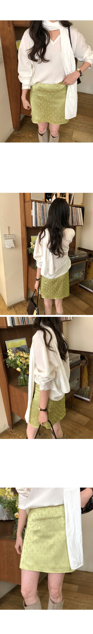 V-neck blouse