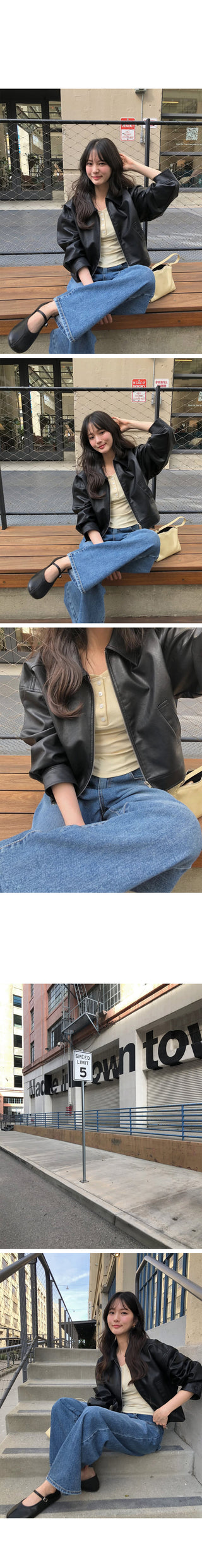 (2 colors) Wide Denim Pants