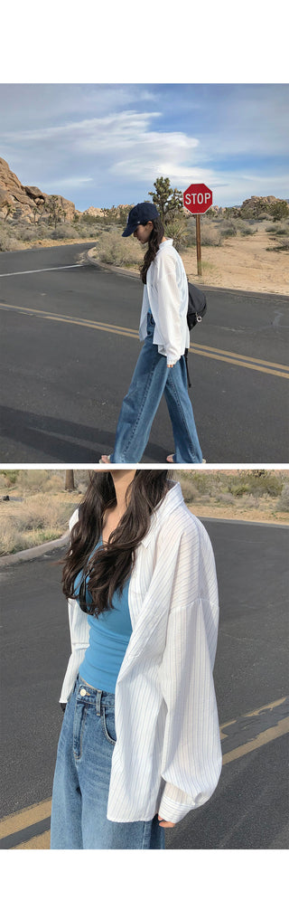 (2 colors) Wide Denim Pants