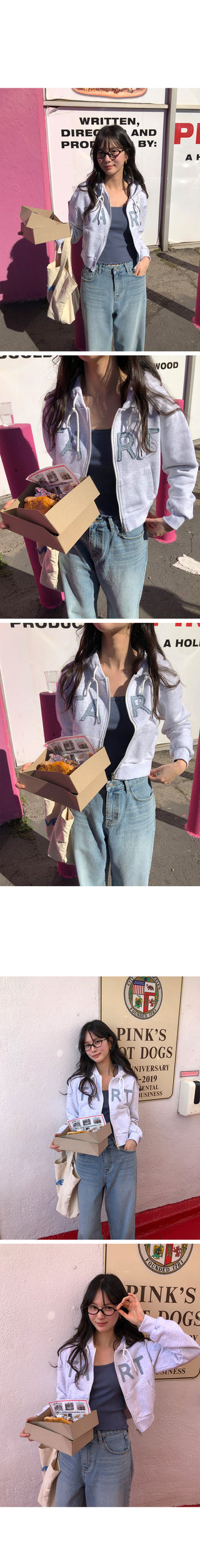 (2 colors) Wide Denim Pants