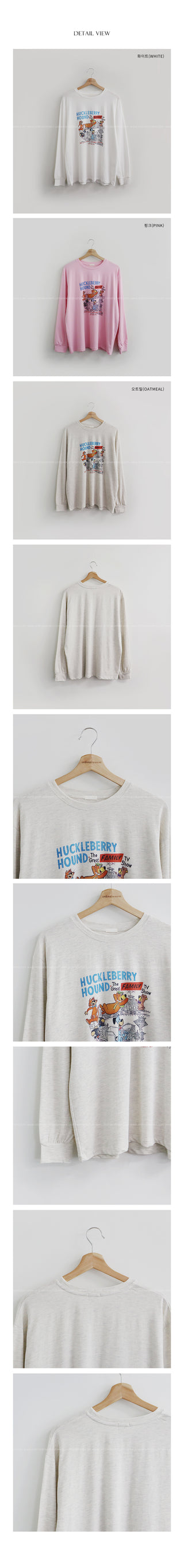 Loose-fit printed long-sleeve T-shirt (3 colors)