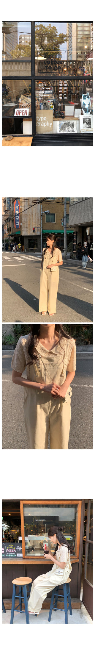 Jacquard color short-sleeved knit