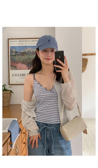 See-through summer cardigan