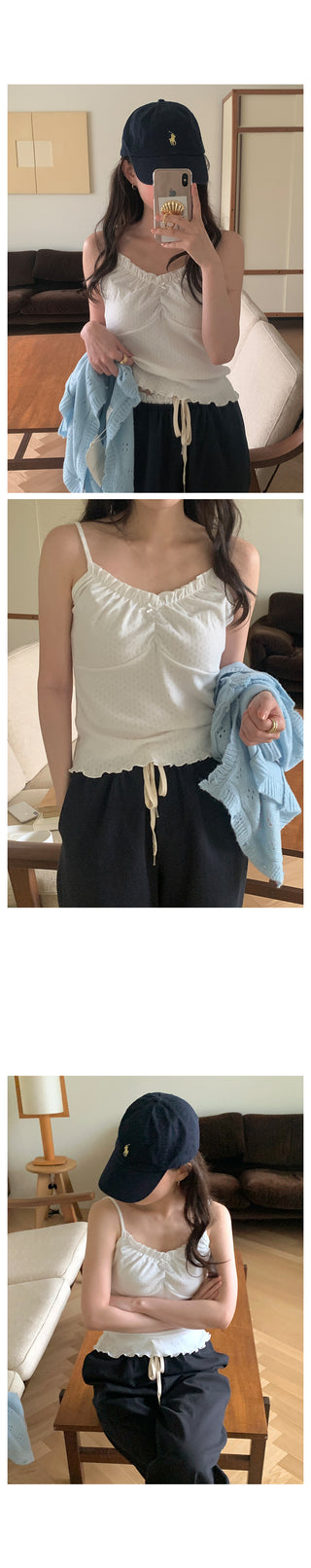 (3 colors) Two-tone wide-leg pants