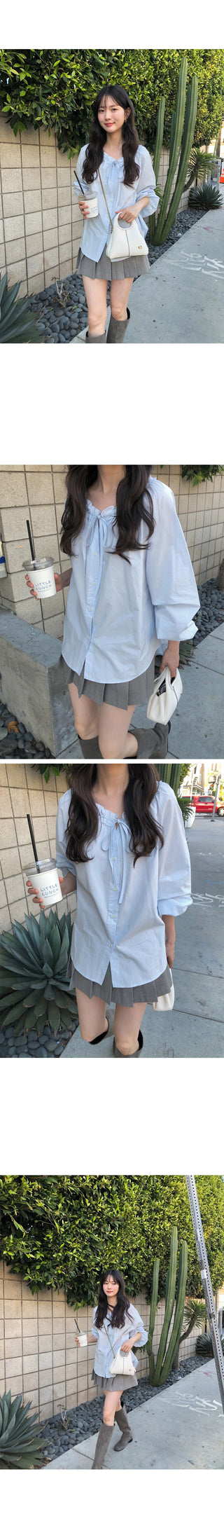 (2 colors) Pleated Mini Skirt