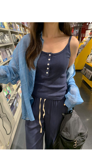 [4 colors] Banding Pants