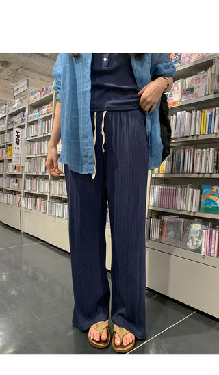 [4 colors] Banding Pants