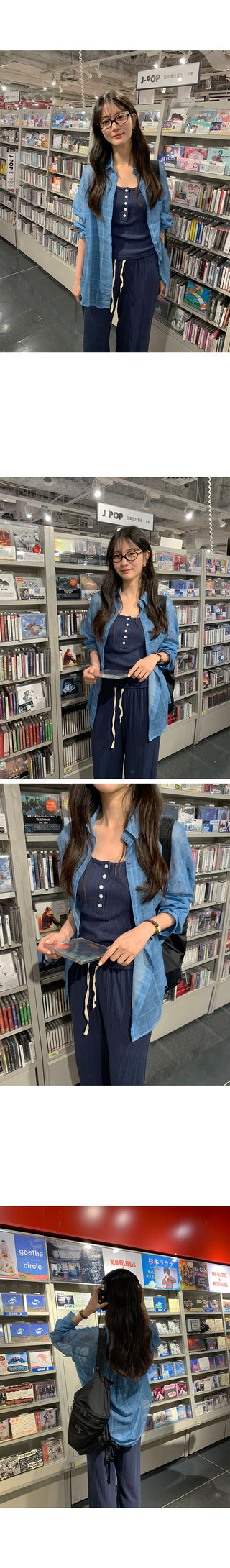 [4 colors] Banding Pants