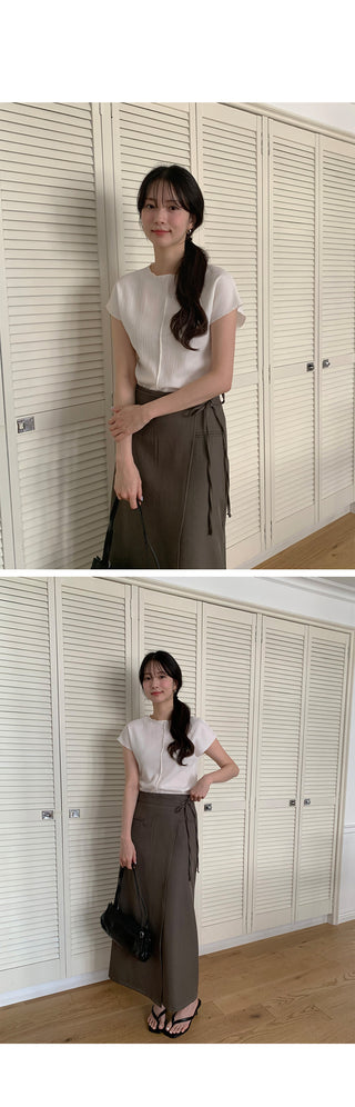 [3 colors] Soft blouse