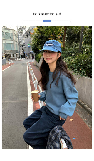 (2 colors) Loose-fit wool check shirt