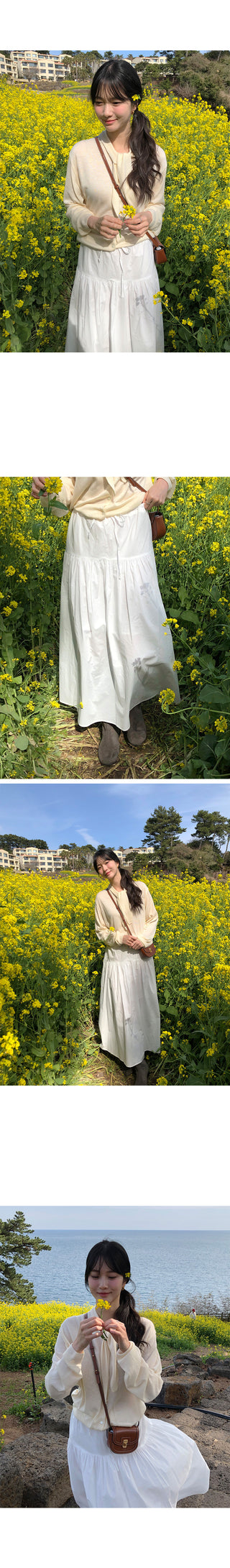 (3 colors) Scarf Cardigan