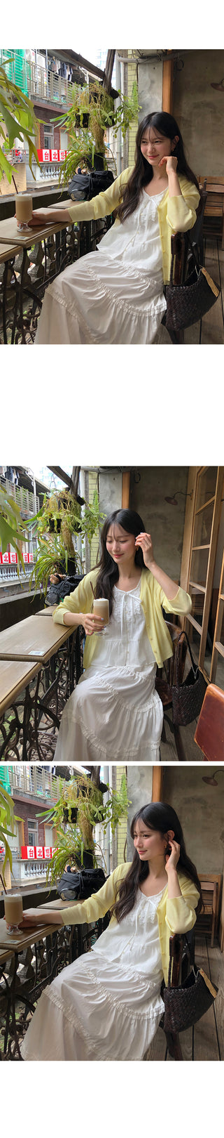 [3 colors] Frill Blouse