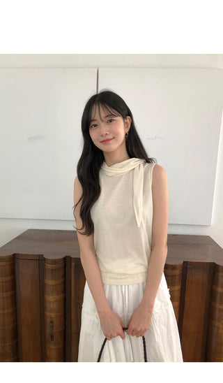 [3 colors] Satin Frill Blouse
