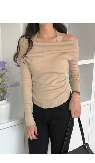 Halter neck knit