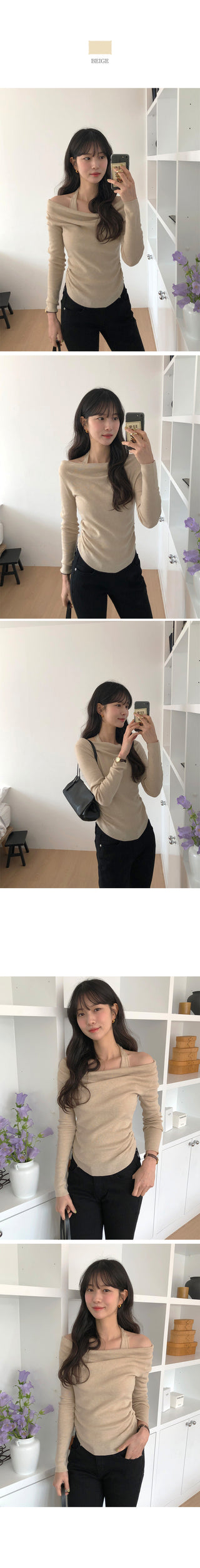 Halter neck knit