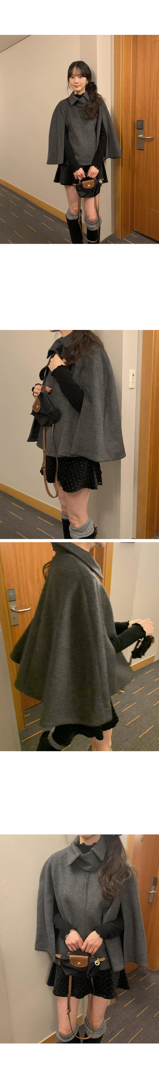 (3 colors) Cape Coat