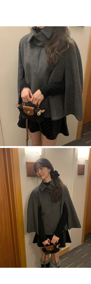 (3 colors) Cape Coat