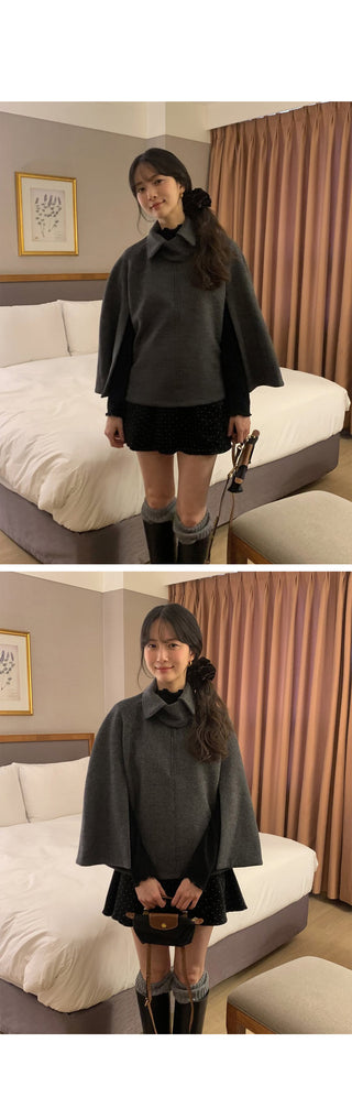 (3 colors) Cape Coat