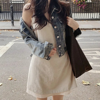 Matte layered dress