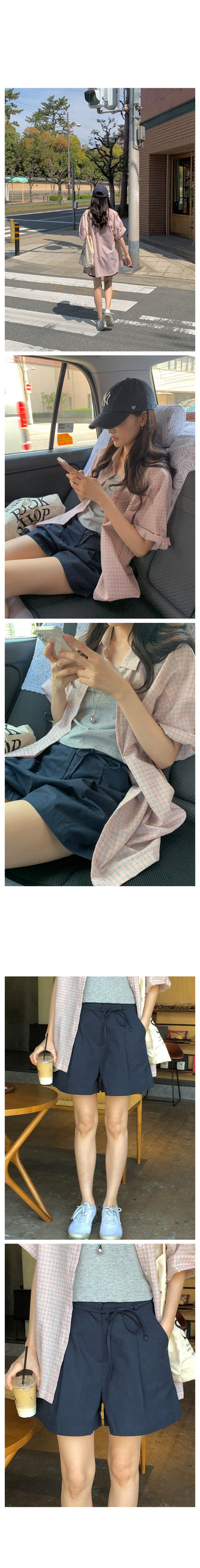 Pleated Chino Shorts