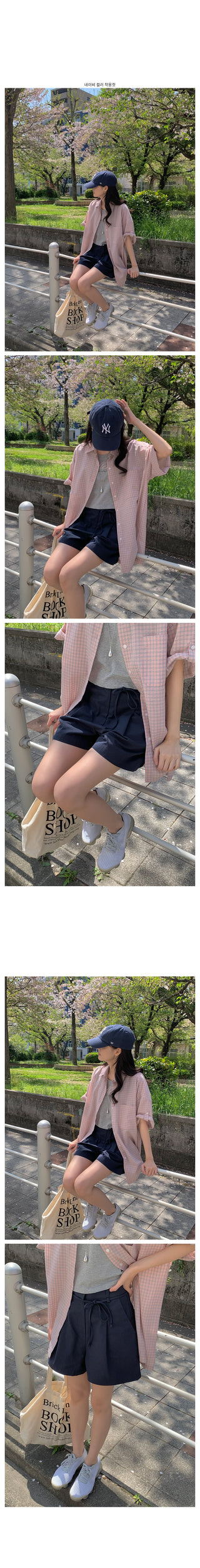 Pleated Chino Shorts
