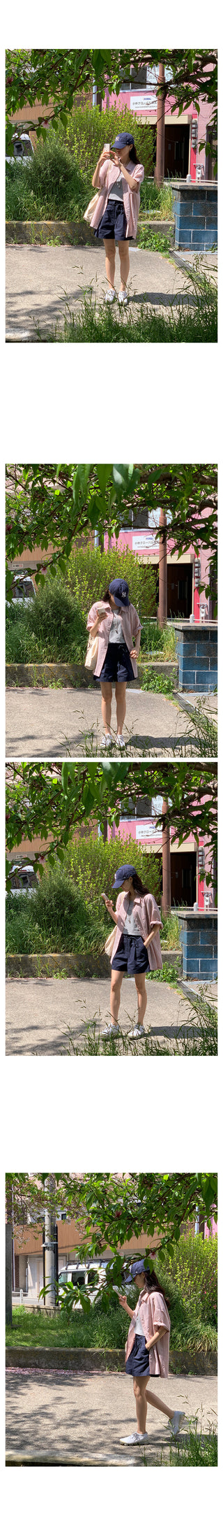 Pleated Chino Shorts
