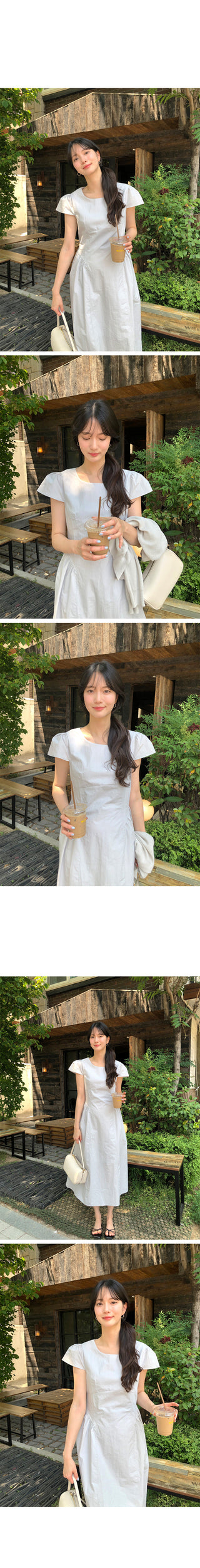 [3 colors] Tweed check mini blouse