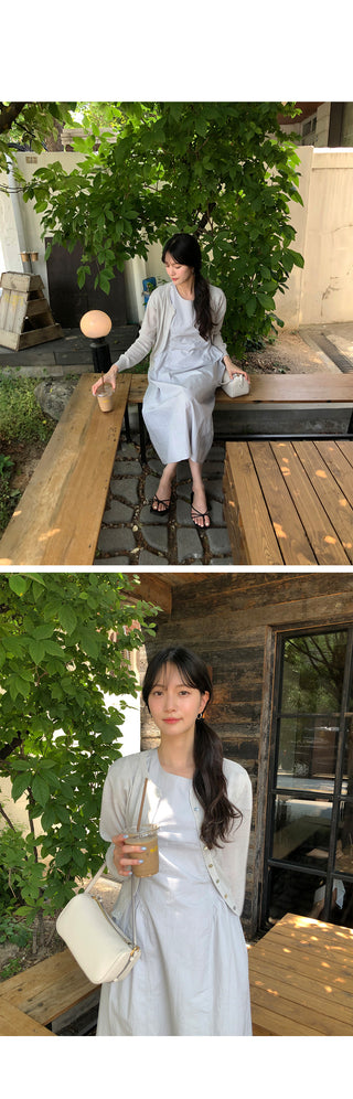 [3 colors] Tweed check mini blouse