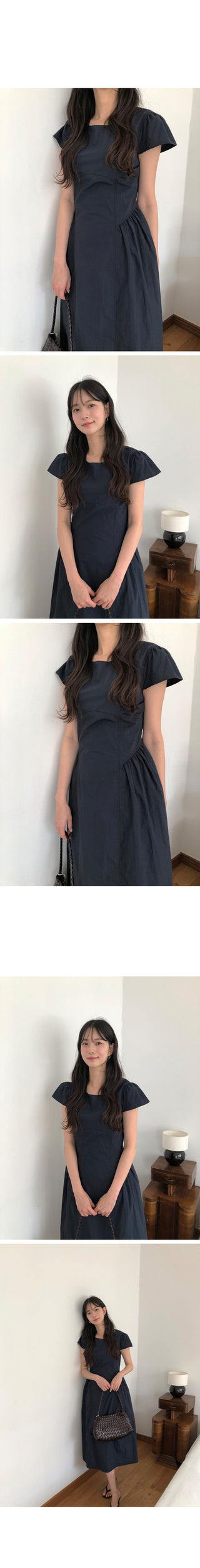 [3 colors] Tweed check mini blouse