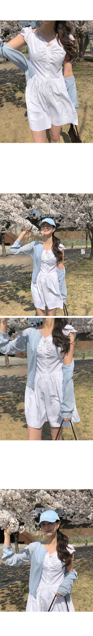 Short blouse dress