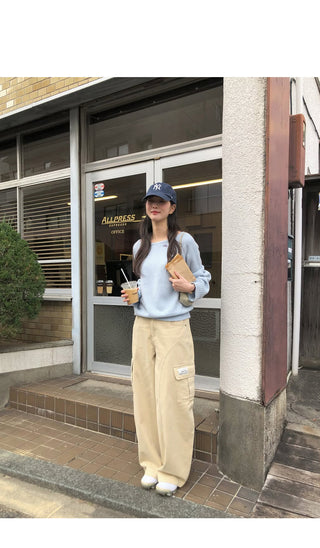 Multi-panel cargo pants