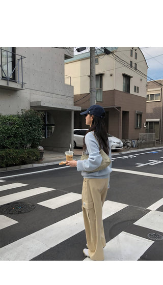 Multi-panel cargo pants