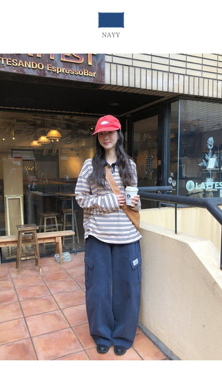 Multi-panel cargo pants