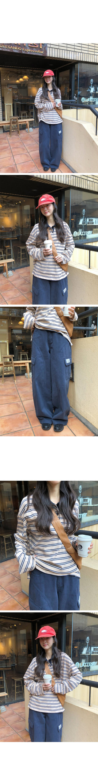 Multi-panel cargo pants