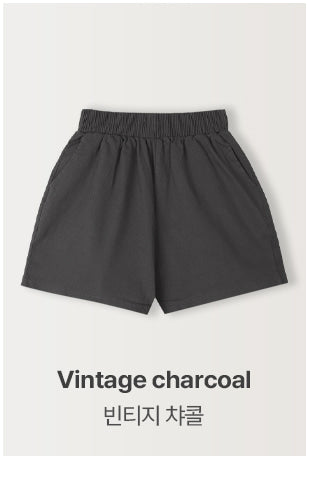 Pigmented elastic waist pants - 5 colors